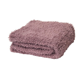 J.Elliot Home Eve Fur Knitted Throw Dusty Mauve Home & Garden Kings Warehouse 