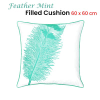 J.Elliot Home Feather Mint Filled Cushion 60 x 60 cm Home & Garden Kings Warehouse 