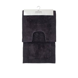 J.Elliot Home Home 2000GSM 2 Pce Dawson 100% Cotton Bath Mat Set Charcoal Home & Garden Kings Warehouse 
