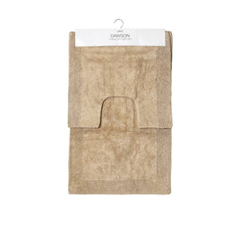 J.Elliot Home Home 2000GSM 2 Pce Dawson 100% Cotton Bath Mat Set Sand Home & Garden Kings Warehouse 