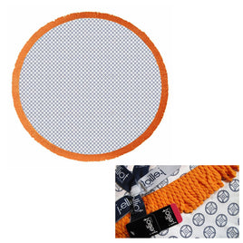 J.Elliot Home Koel Round Cotton Turkish Towel Navy/ Orange Home & Garden Kings Warehouse 
