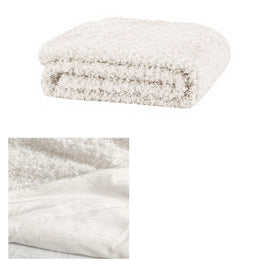 J.Elliot Home Lyla Faux Sheep Fur Throw Rug Ivory Home & Garden Kings Warehouse 