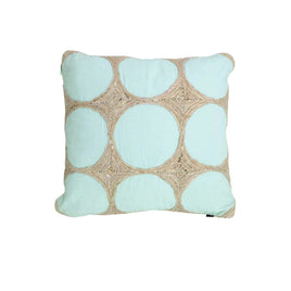 J.Elliot Home Napoleon Glacier Blue Filled Cushion 43 x 43 cm Home & Garden Kings Warehouse 