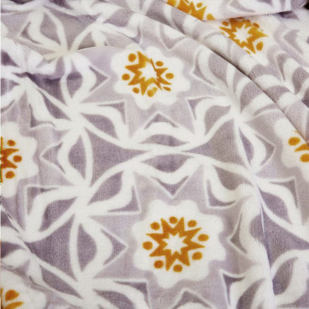 J.Elliot Home Oriana Blanket 240x260cm Grey Multi Home & Garden Kings Warehouse 