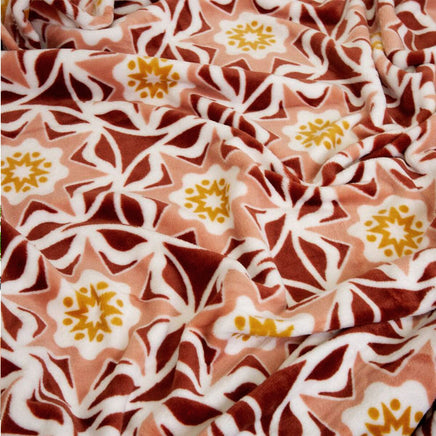 J.Elliot Home Oriana Blanket 240x260cm Red Multi Home & Garden Kings Warehouse 