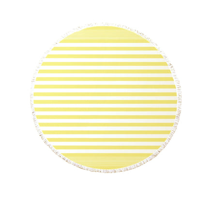 J.Elliot Home Round Cotton Turkish Towel Lemon Sorbet J.Elliot Home Home & Garden Kings Warehouse 