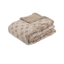 J.Elliot Home Vida Microplush Throw Sandstone Home & Garden Kings Warehouse 