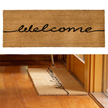 J.Elliot Home Welcome PVC Backed Coir Printed Mat Ranchslider Home & Garden Kings Warehouse 