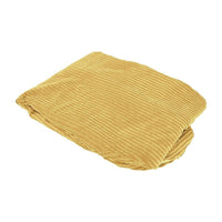 Jumbo Cord Beanbag Chair Cover Unfilled Large Bean Bag - Mustard Furniture Kings Warehouse 