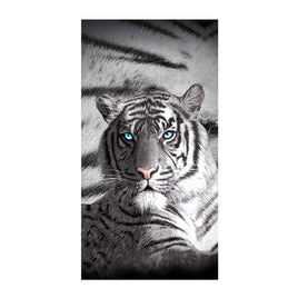 Just Home Blue Eyes Stripes Tiger Bath Beach Towel Home & Garden Kings Warehouse 