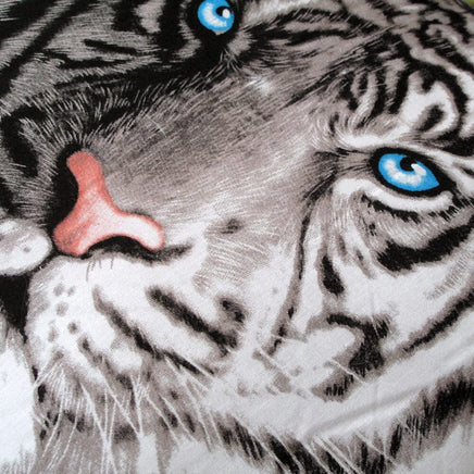 Just Home Blue Eyes Stripes Tiger Square Filled Cushion Home & Garden Kings Warehouse 