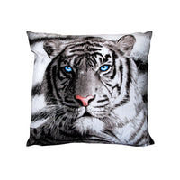Just Home Blue Eyes Stripes Tiger Square Filled Cushion Home & Garden Kings Warehouse 