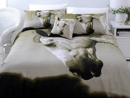 Just Home Dapple Horse Quilt Cover Set KING Home & Garden Kings Warehouse 