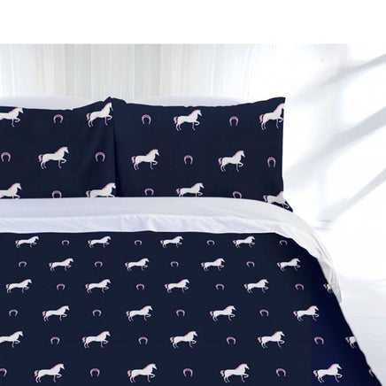 Just Home Just Home Horse Shoe Quilt Cover Set Double Home & Garden Kings Warehouse 