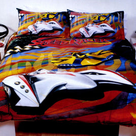 Just Home Speed Racer Thunder Quilt Cover Set Double Home & Garden Kings Warehouse 