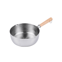 Justcook 20cm Japanese-style Stainless Steel Xueping Pot White Handle Home & Garden Kings Warehouse 