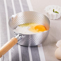 Justcook 20cm Japanese-style Stainless Steel Xueping Pot White Handle Home & Garden Kings Warehouse 
