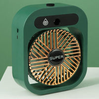 JY Ice Fog Air Conditioning Mist Humidfier Mini Fan Humidifying - White Appliances Kings Warehouse 