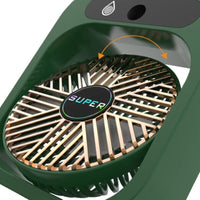 JY Ice Fog Air Conditioning Mist Humidfier Mini Fan Humidifying - White Appliances Kings Warehouse 