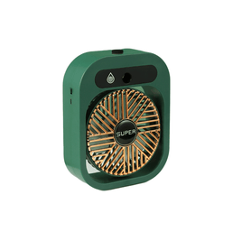 JY Ice Fog USB Air Conditioning Mist Humidfier Mini Fan - Green Appliances Kings Warehouse 
