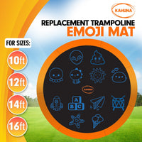 Kahuna 12ft Replacement Trampoline Jumping Mat - Emoji Sports & Fitness Kings Warehouse 