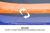 Kahuna 8ft Trampoline Reversible Replacement Pad Round - Orange/Blue Sports & Fitness Kings Warehouse 