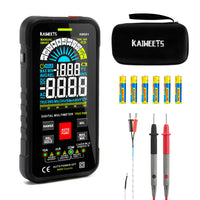 KAIWEETS Digital Multimeter Voltmeter Smart Electrical Tester Measures Voltage Current Resistance Continuity Duty-Cycle Capacitance Temperature Frequency Auto Ranging 10000 Counts TRMS Auto Accessories Kings Warehouse 