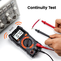 KAIWEETS Digital Multimeter with Case, DC AC Voltmeter, Ohm Volt Amp Test Meter and Continuity Test Diode Voltage Tester for Household Outlet, Automotive Battery Test (Anti-Burn with Double Fuses) Kings Warehouse 