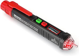 KAIWEETS HT100 Non Contact Voltage Tester AC Electricity Detect Pen 12V-1000V/48V-1000V Dual Range with LCD Display LED Flashlight Buzzer Alarm Wire Breakpoint Finder Kings Warehouse