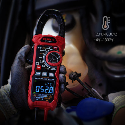 KAIWEETS HT208D Inrush Clamp Meter 1000A True RMS AC/DC Current Amp Meter Auto Accessories Kings Warehouse 