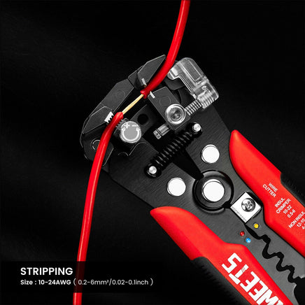 Kaiweets KWS-103 Self Adjusting Wire Stripper Wire Cutter Cable Stripper Clamp Auto Accessories Kings Warehouse 