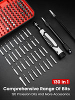 KAIWEETS S20 Screwdriver Set 130-in-1 Magnetic Precision Screwdriver Magnetic Kings Warehouse 