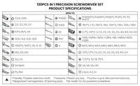 KAIWEETS S20 Screwdriver Set 130-in-1 Magnetic Precision Screwdriver Magnetic Kings Warehouse 