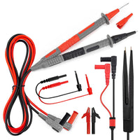 KAIWEETS Soft Silicone Electrician Test Leads Kit CAT III 1000V & CAT IV 600V with Alligator Clips and Needle Probe for Fluke/AstroAI/INNOVA Multimeter Electronic Clamp Meter 8PCS Tools Kings Warehouse 