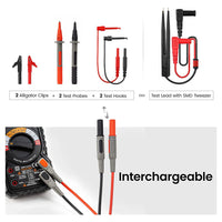 KAIWEETS Soft Silicone Electrician Test Leads Kit CAT III 1000V & CAT IV 600V with Alligator Clips and Needle Probe for Fluke/AstroAI/INNOVA Multimeter Electronic Clamp Meter 8PCS Tools Kings Warehouse 