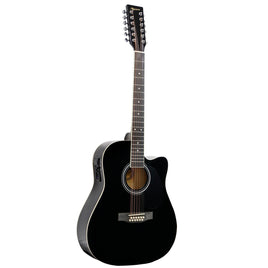 Karrera 12-String Acoustic Guitar with EQ - Black Kings Warehouse