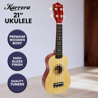 Karrera 21in Ukulele - Natural Kings Warehouse 