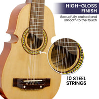 Karrera 25in Cuatro Guitar - Natural Kings Warehouse 