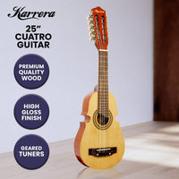 Karrera 25in Cuatro Guitar - Natural Kings Warehouse 