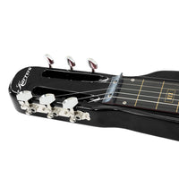 Karrera 29in 6-String Lap Steel Hawaiian Guitar - Black Kings Warehouse 