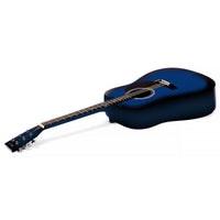 Karrera 38in Cutaway Acoustic Guitar with guitar bag - Blue Burst Kings Warehouse 