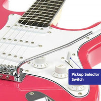 Karrera 39in Electric Guitar - Pink Kings Warehouse 