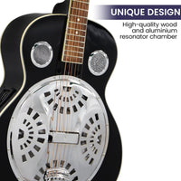 Karrera 40in Resonator Guitar - Black Kings Warehouse 