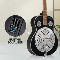 Karrera 40in Resonator Guitar - Black Kings Warehouse 