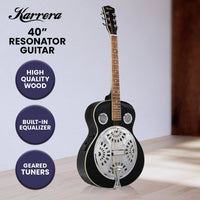 Karrera 40in Resonator Guitar - Black Kings Warehouse 