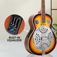 Karrera 40in Resonator Guitar - Sunburst Kings Warehouse 