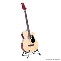 Karrera 43in Acoustic Bass Guitar with electric pickup - Natural Kings Warehouse 