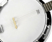 Karrera 5 String Resonator Banjo - Black Kings Warehouse 