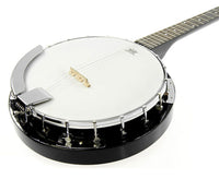 Karrera 5 String Resonator Banjo - Black Kings Warehouse 
