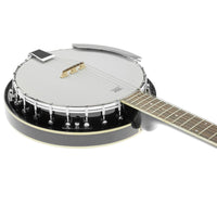 Karrera 6 String Resonator Banjo - Black Kings Warehouse 